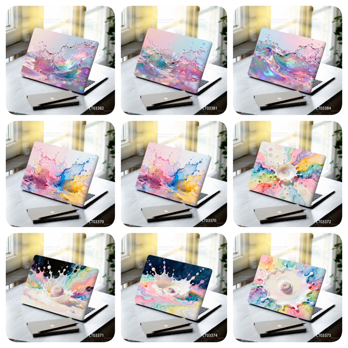 Laptop Accessories Aesthetic - 2 Pcs 15.07*10.82 Inches Cute Hand-drawn