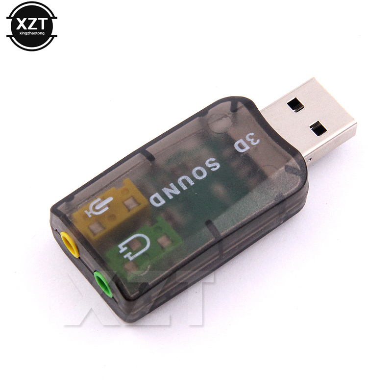 Laptop Accessories Headphones - Portable External Usb To 3.5mm Mic