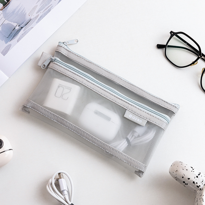 Transparent mesh data cable st - Cable Management Bag recensie en prijs