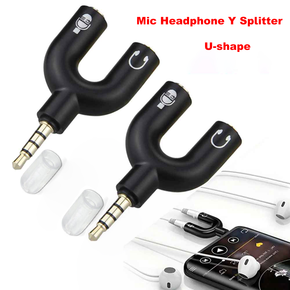 3.5mm Headphone Mic Splitter A - Laptop Accessories Headphones recensie en prijs