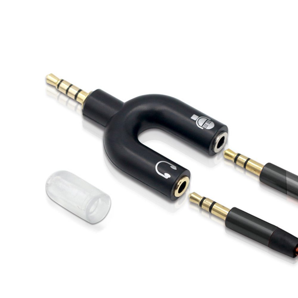 3.5mm Headphone Mic Splitter A - Laptop Accessories Headphones recensie en prijs