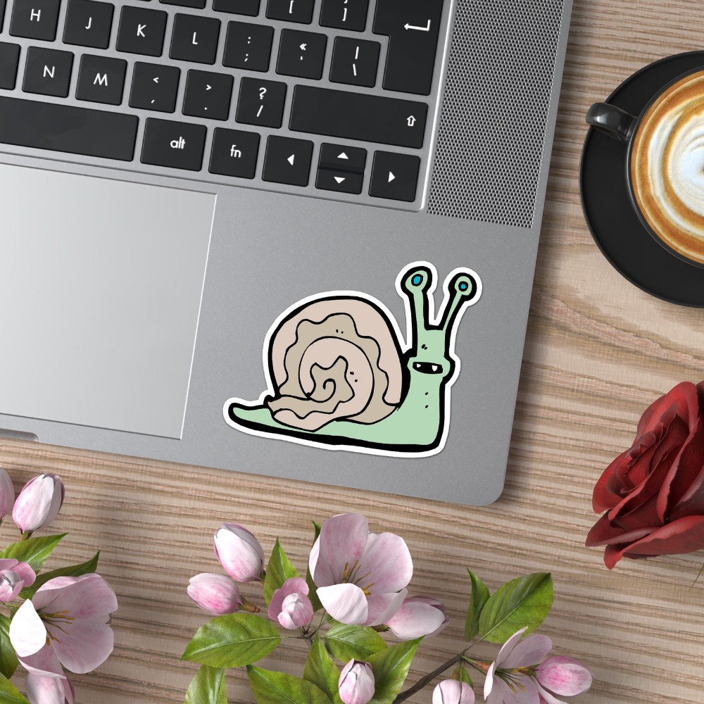Cartoon Snail Vinyl Eye Catchi - Laptop Accessories Best recensie en prijs