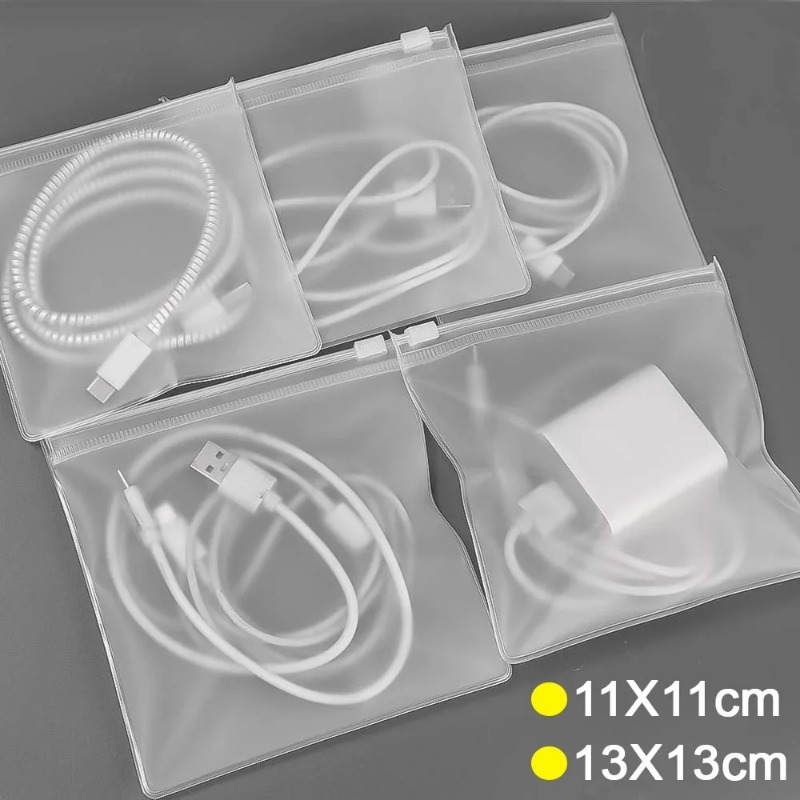10-1PCS Clear Zipper Pouches P - Cable Management Bag recensie en prijs