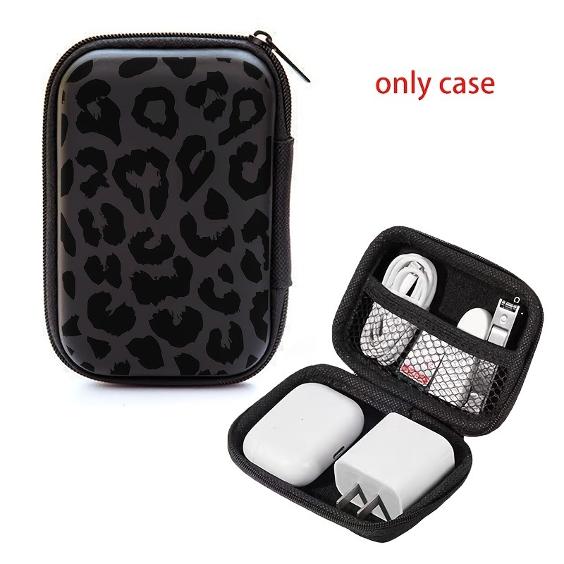 Black Leopard Print EVA Hard S - Cable Management Bag recensie en prijs
