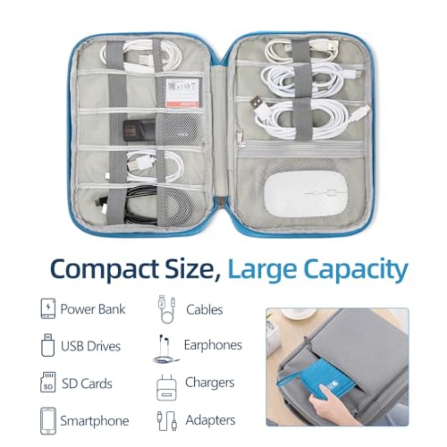 Electronics Organizer Travel C - Cable Management Bag recensie en prijs