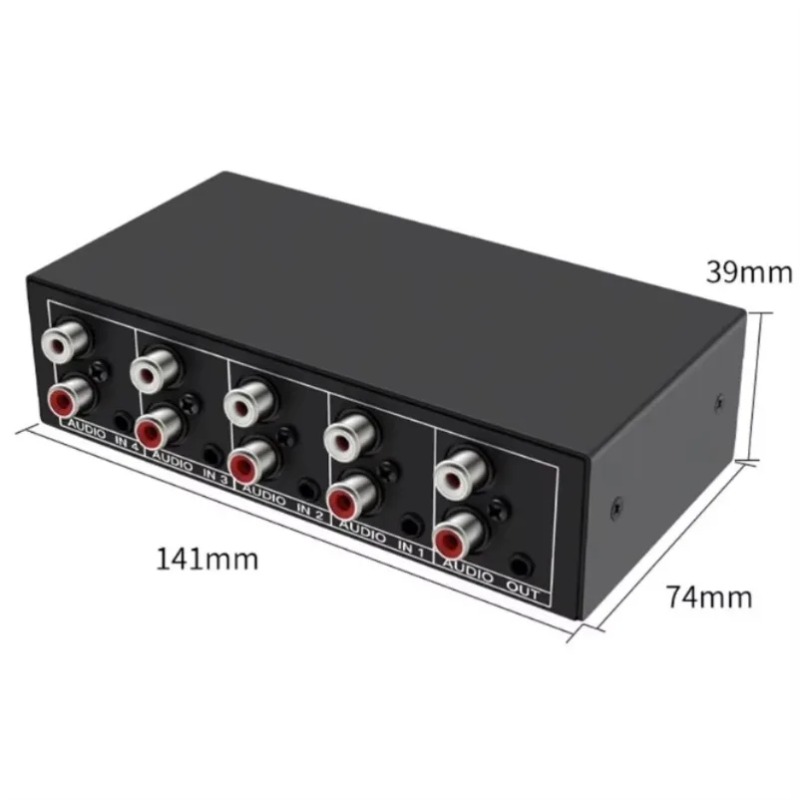 4-Way 3.5mm Audio Input Select - Laptop Accessories Headphones recensie en prijs
