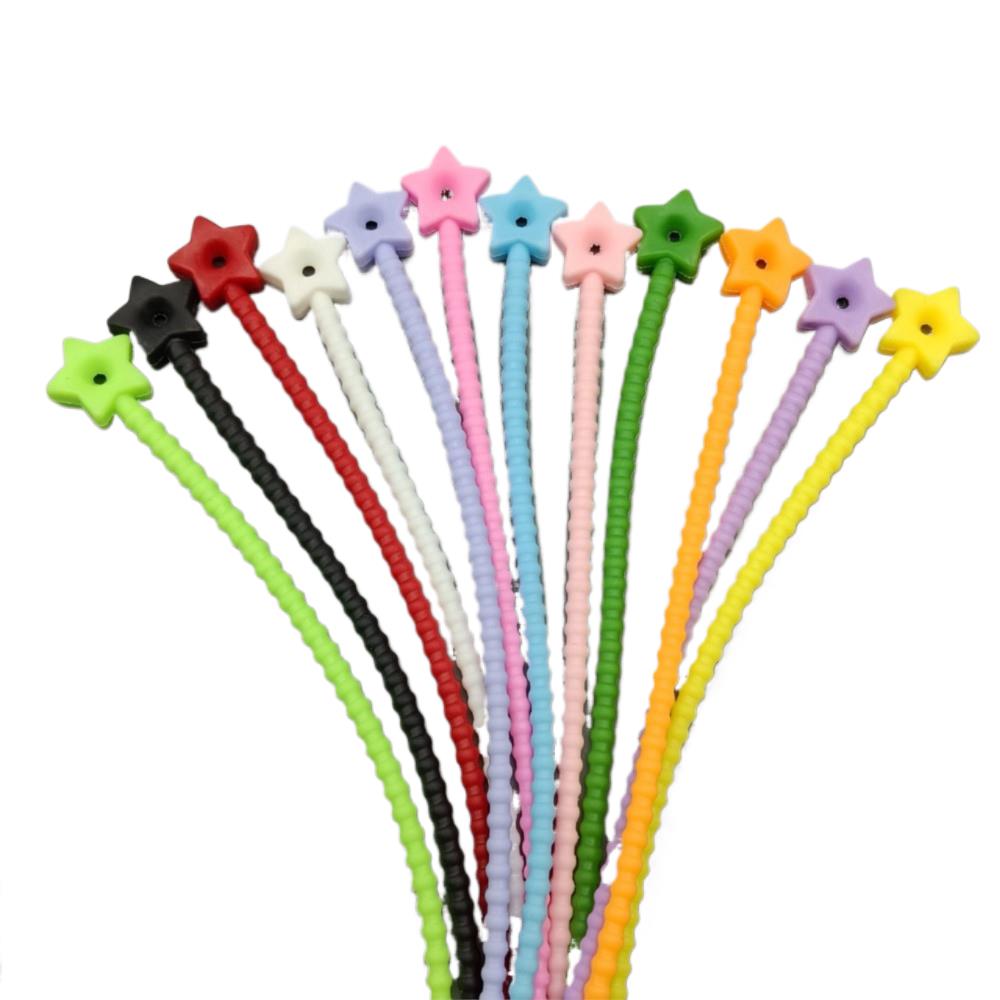 10Pcs Flower Star Silicone Cab - Cable Management Bag recensie en prijs