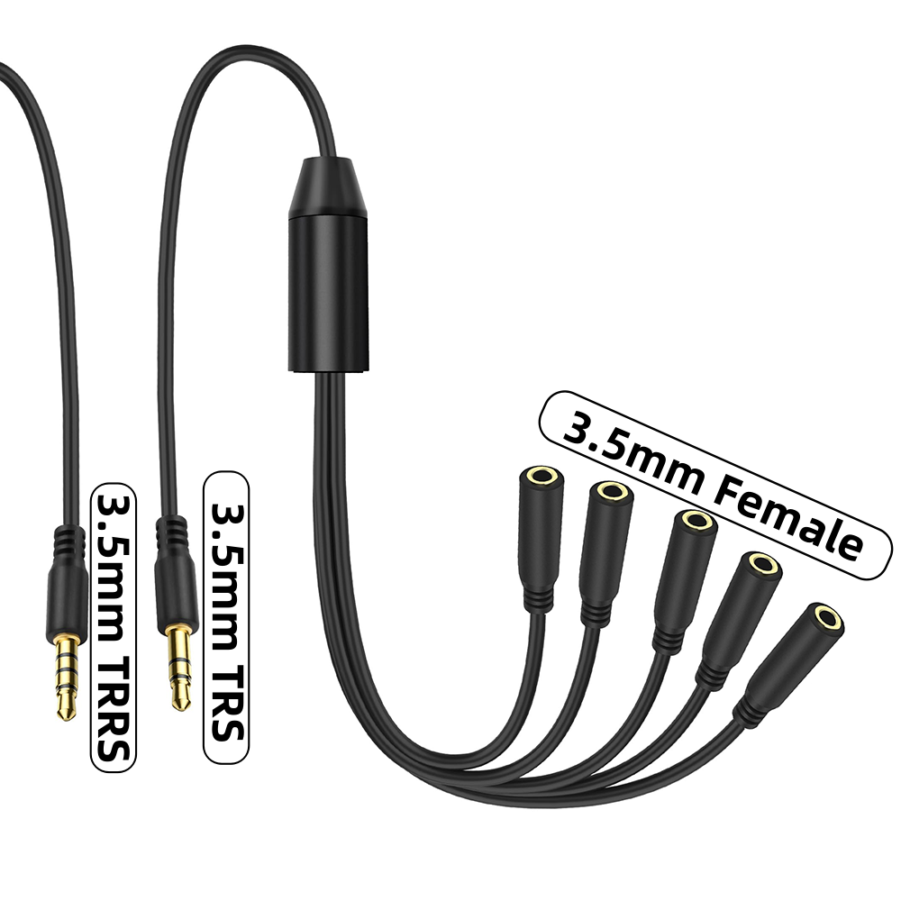 3.5mm Audio Jack Splitter 1 to - Laptop Accessories Headphones recensie en prijs